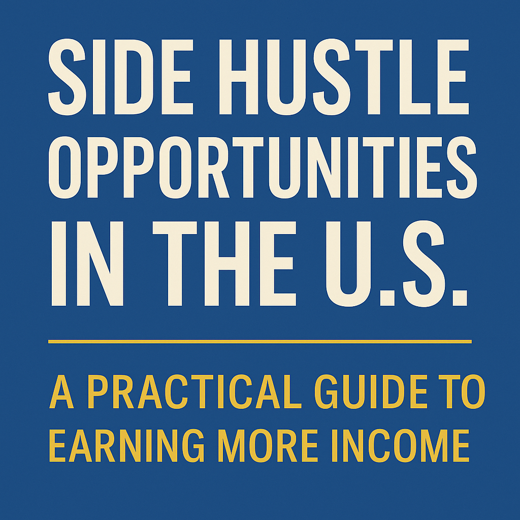💼 Side Hustle Opportunities in the U.S. – A Practical Guide to Earning More Incom - 北美指南-北美指南