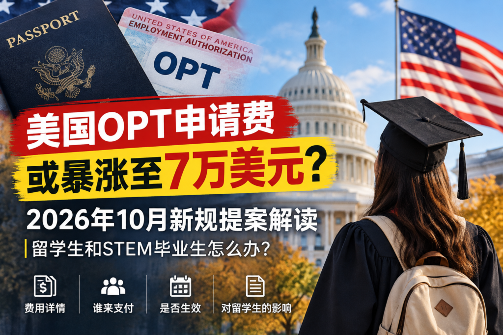 图片[1]-美国OPT申请费或暴涨至7万美元？2026年10月新规提案解读，留学生和STEM毕业生怎么办？-北美指南